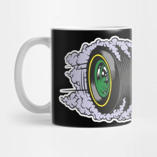 Burnout Tires Mug